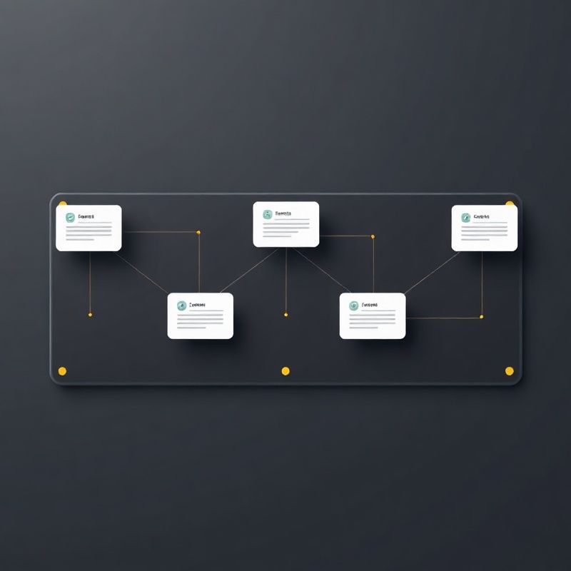 Five interconnected Cookbridgek software modules on a slate background